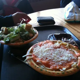 Pasta value meal $11.64 with drink good deal