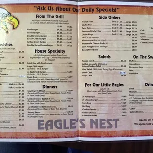 Menu...updated