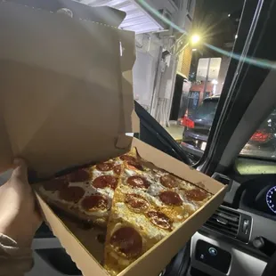 Bianca with pepperoni