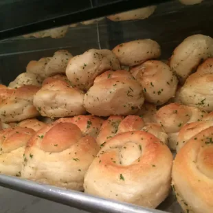 Fresh Garlic knots!
