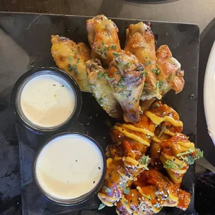 Wings! Hot Honey Chili Lime, and Sesame