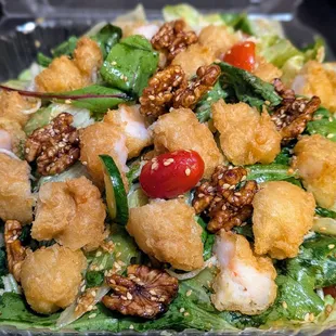Walnut Prawn Salad
