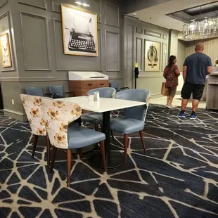 Inside - spacious, quiet