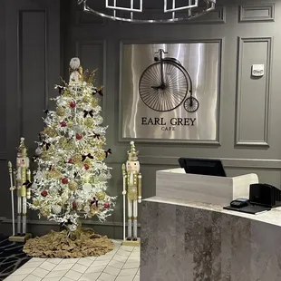 Earl Grey Cafe check in and cashier