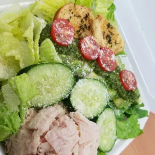 Chicken Pesto Salad