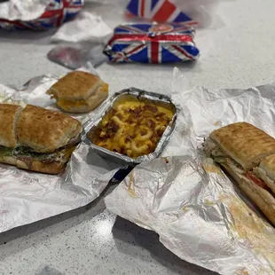 sandwiches, food