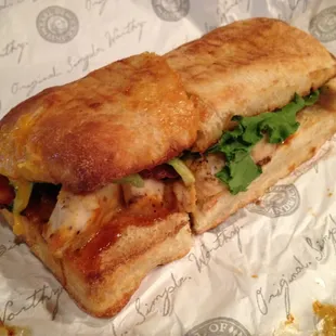 Chipotle Chicken Avocado   Fantastic sandwich.