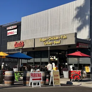 Front of restaurant