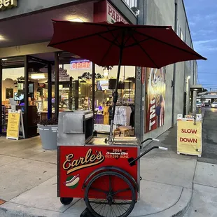 outside, tacos
