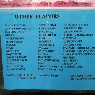 More choices!