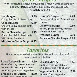 Menu, October 2018 (6 of 7)