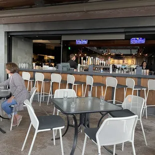 Outside patio area