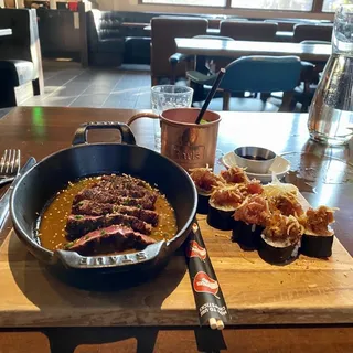Steak and Sushi