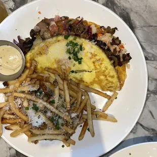 Lobster and Shrimp Omelette