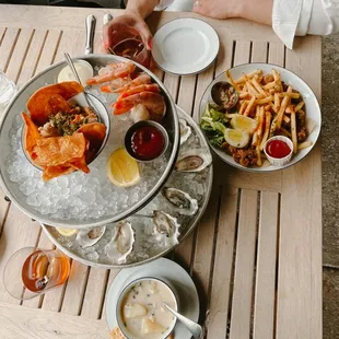 oysters and mussels, food