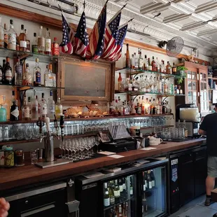 The bar is kitchy and lovely