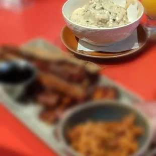 A side order of biscuit and gravy. Just one biiiig biscuit.