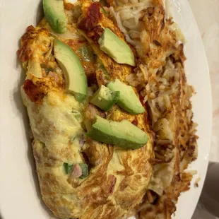Sante Fe omelette with ham