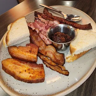 When Pigs fly. It's a bacon sampler, and it is amazing.