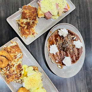 food, waffles