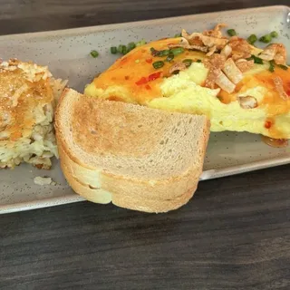 CRAB RANGOON OMELETTE