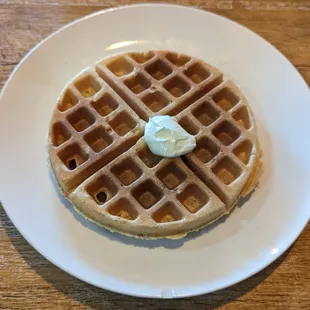 food, waffles
