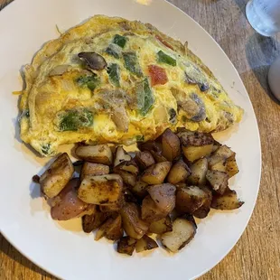 Veggie omelette