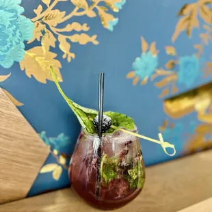 11/8/24 - Mocktail blueberry spritz