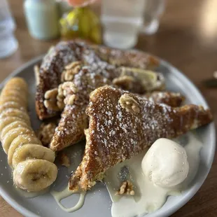 Banana foster French toast