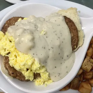 The big al! A lot of food but be warned pretty bland