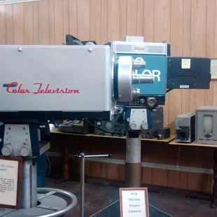 Early recording equipment.