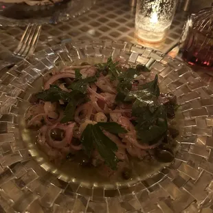 Octopus salad