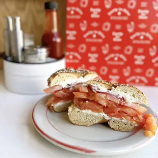 Lox Bagel Sandwich