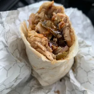 Smoked Chicken Burrito