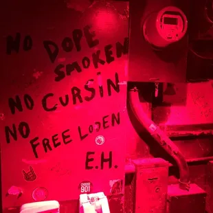 No Dope Smoken No Cursin No Free Loden
