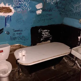 Upstairs- dark rooms with a flashlight . What an experience!