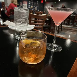 Cosmo and old fashion.