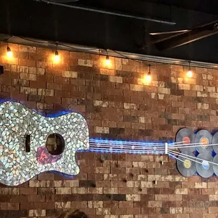 Love this guitar decoration!