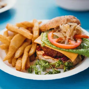 burgers, food
