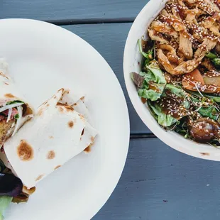 burritos and wraps, food