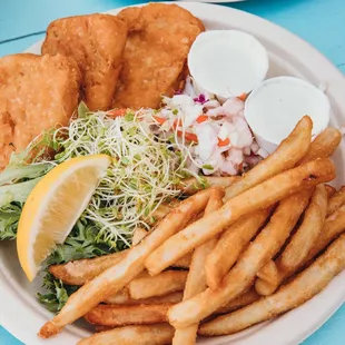 Fish + Chips Plate