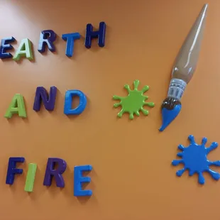 You can order and paint letters for a baby room or a living room. What a great idea!