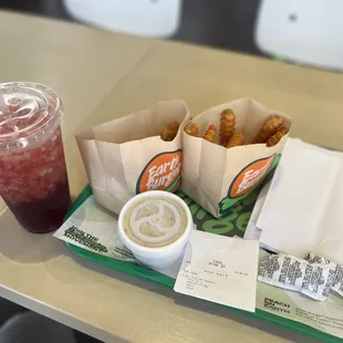 Chicken tenders meal no corn syrup in soda :)