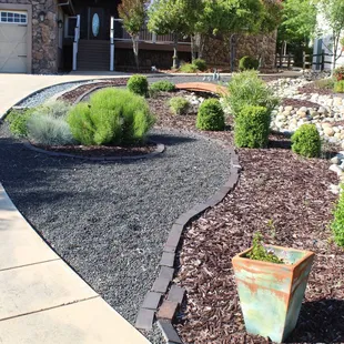 Black lava cinders 3/8"