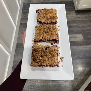 Vegan oat bars
