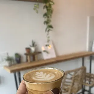a hand holding a cup of coffee