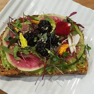 Rainbow Avocado Toast