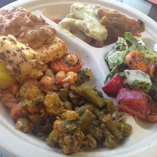 Various delicious entrees