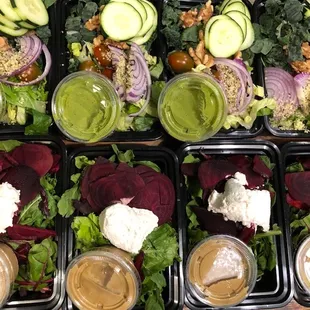 Chef Salads of the Day! Different every Day! Homemade dressings!