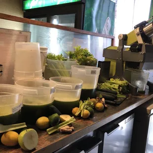 Green Juices great for cleansing the liver.